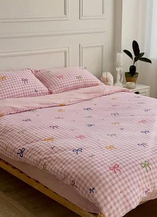 Постільна білизна сімейна dushka home 21548 160х215х2 см