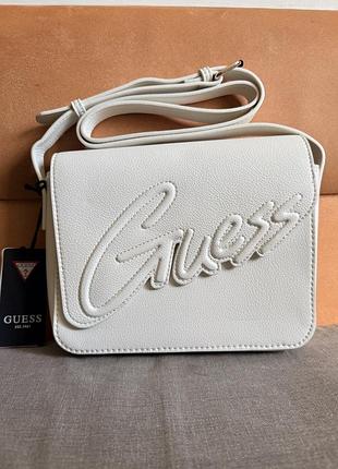 Нова біла сумка guess. через плече. 2