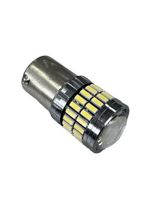 Лампочка автомобильная 54 led ba15s (p21w) 12-24v белая
