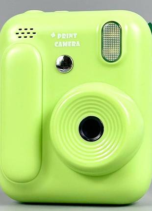 Дитяча фотокамера з функцією друку z700 mini color printing зелений