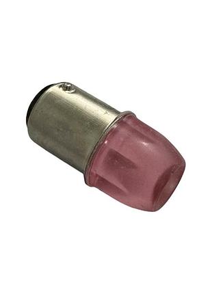 Лампочка автомобильная led bay15d (p21/5w) 12v красная