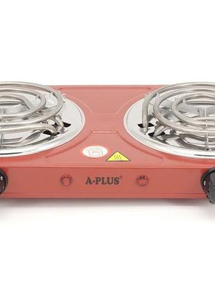 Электроплита a-plus ap-2103-red 2000 вт красная