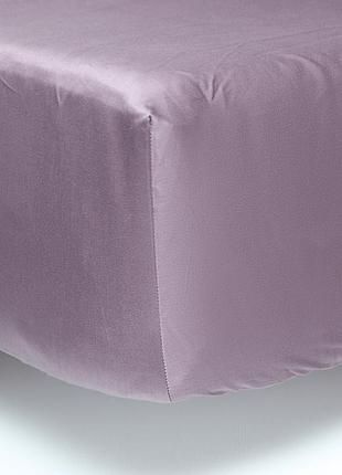 Простирадло на резинці moon&star velvet plum сатин premium 160х200х10 см (ms-850006794)