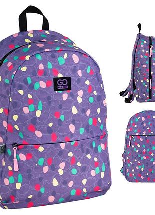 Рюкзак школьный gopack education teens go25-188m-2 15 л фиолетовый