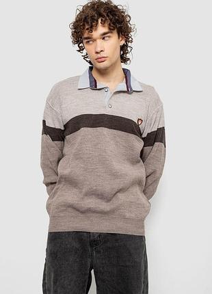 Свитер-обманка мужская, цвет мокко, 161r913 xxl, 52, xxl