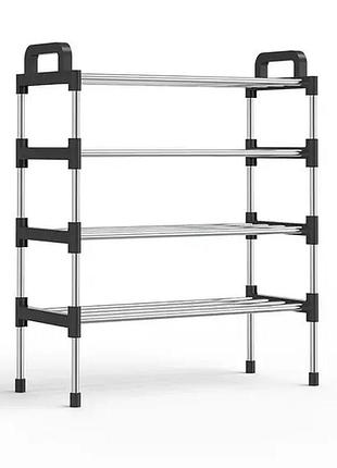 Полиця для взуття метал 4 секції shoe rack