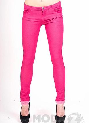 Штани bershka 0300/950/164 жіночк. рожевий l (68 012)