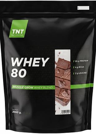 Протеїн 2 кг польща для росту м'язів tnt nutrition шоколад