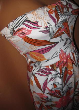 Легкое летнее приталенное платье сарафан jane norman 6uk made in uk англия км0812 маленький размер5 фото