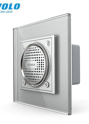 Bluetooth-колонка потужний звук вбудована для дому 1 шт. скло сірий livolo rem-2063