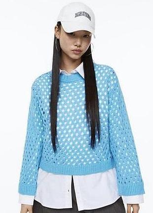 Джемпер в сетку h&m