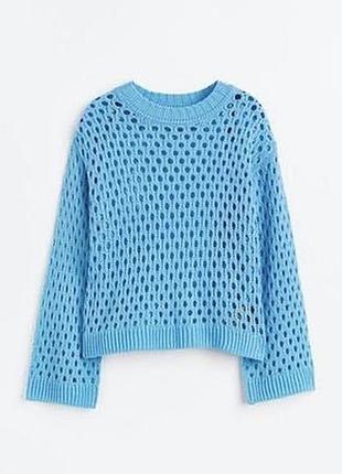 Джемпер в сетку h&m 4
