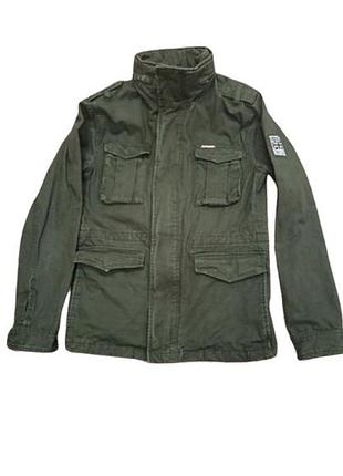 Осіння куртка в стилі мілітрі superdry