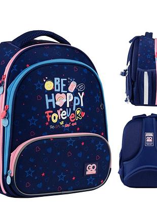 Рюкзак школьный каркасный gopack education be happy go24-597m-3 12.5 л