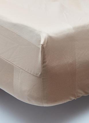 Простынь на резинке moon&star cream latte satin stripe 80х190х25 см (ms-850006941)