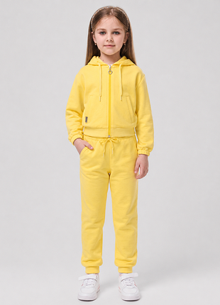 Новый спортивный костюм suzie р.110 для девочки желтый