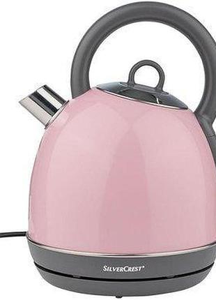 Чайник электрический silver сrest swkс-2400-b2-pink 1.8 л