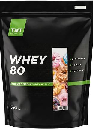Протеїн 2 кг польща для росту м'язів tnt nutrition банановий пончик