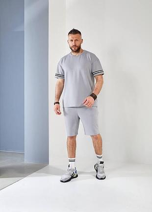 Мужской костюм футболка и не парящие шорты. размеры: 48-50, 52-54, 56-58