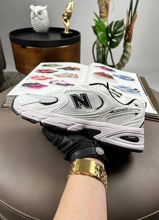 New balance 530 premium white black