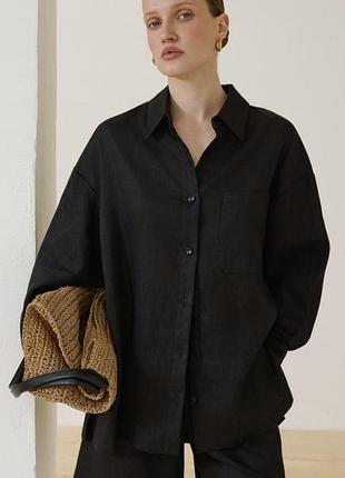 Сорочка льляна h&m з льону