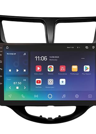 Штатна магнітола sigma x9464 4+64 gb hyundai solaris 1 2010-2016 black 9"