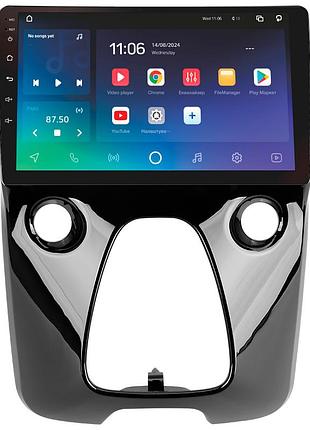Штатна магнітола sigma x10464 4+64 gb peugeot 108/toyota aygo b40 2014-2021 (f1) 10"