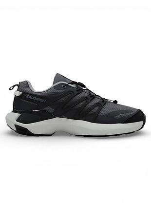Мужские серые кроссовки salomon xt pu.re advanced grey white х саломон 45
