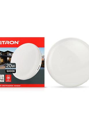 Светодиодный светильник etron communal 1-esp-506-c 20w 5000к круг