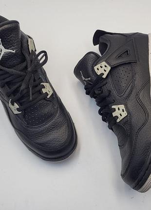 Кроссовки nike air jordan 4 retro “black areo”