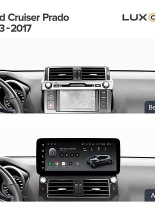 Штатная магнитола teyes lux one 4+32 gb toyota land cruiser prado 150 (f2) 2013-2017 12.3" (l2)