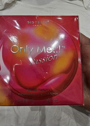 Новая парфюмированная вода sistelle only me passion 100 мл (оригинал, франция)