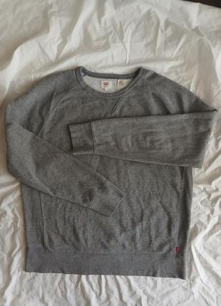 Серый свитшот levi's оригинал 3