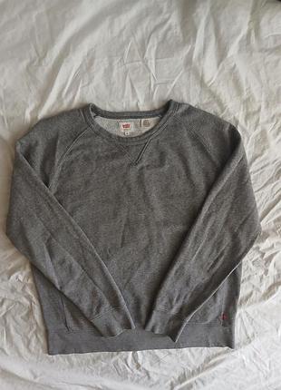 Серый свитшот levi's оригинал 5