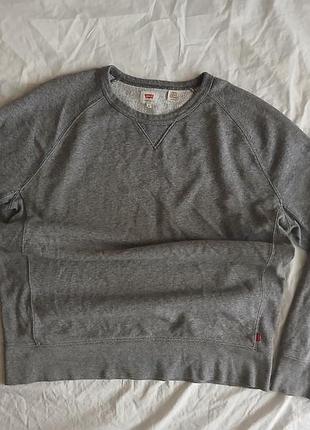 Серый свитшот levi's оригинал 6