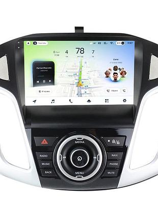 Штатна магнітола teyes cc4l 4+64 gb ford focus 3 2012-2019 a-mod silver uv 9"