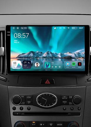 Штатна магнітола teyes cc4 2k 6+64 gb infiniti g4 g25 g35 g37 2006-2013 9" (l3)