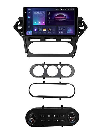 Штатна магнітола teyes cc3 2k 6+128 gb ford mondeo 4 2010-2014 full set at ac black with buttons 10"