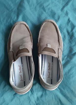 Продам мужские кожаные мокасины josef seibel. размез 43.
