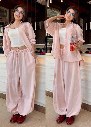 Костюм из льна oversize xl-2xl, барб