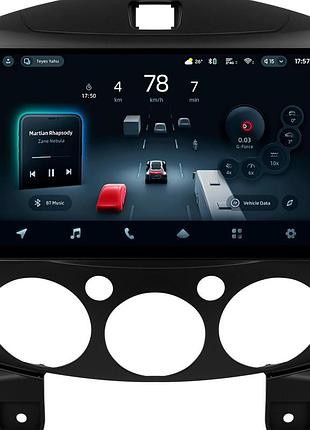 Штатна магнітола teyes cc4 pro 2k 12+256 gb mazda 2 de 2007-2014 9"
