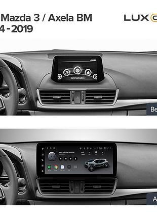 Штатна магнітола teyes lux one 4+32 gb mazda 3 mazda3 3 axela bm 2013-2017 12.3"