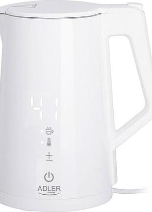 Чайник электрический adler ad-1345-white 1.7 л белый