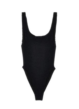 Суцільний купальник hunza g costume intero square neck чорний