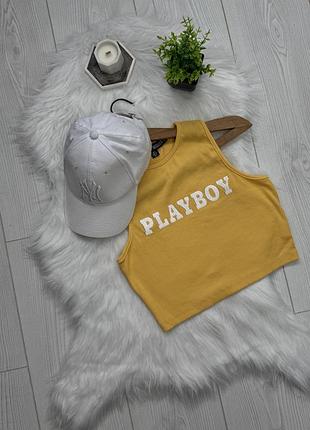 Кроп-топ playboy ✅ by mariiahuts.clothes 🤎