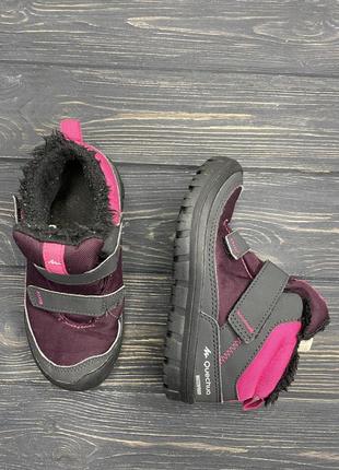 Дитячі черевики кросівки quechua waterproof10 фото