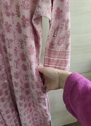 Платье рубашка коттон 2