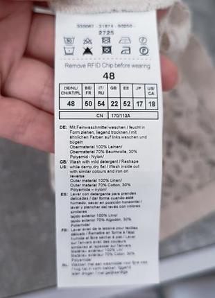Кружевной льняной кардиган женский 7