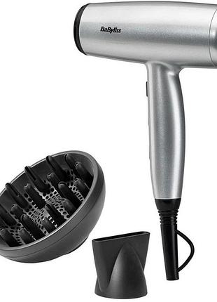 Фен babyliss d580de 2100 вт серебристый