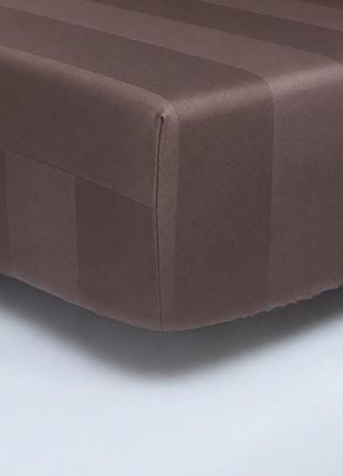 Простирадло на резинці moon&star arabica satin stripe 190х200х20 см (ms-850006877)